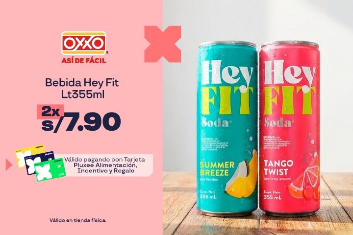 BEBIDA HEY FIT LT355ML A 2 X S/7.90